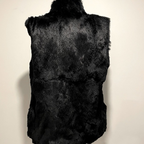 Michael Kors Real Rabbit Fur Vest - RARE Women Fitted Coat Size Medium - Picture 7 of 14